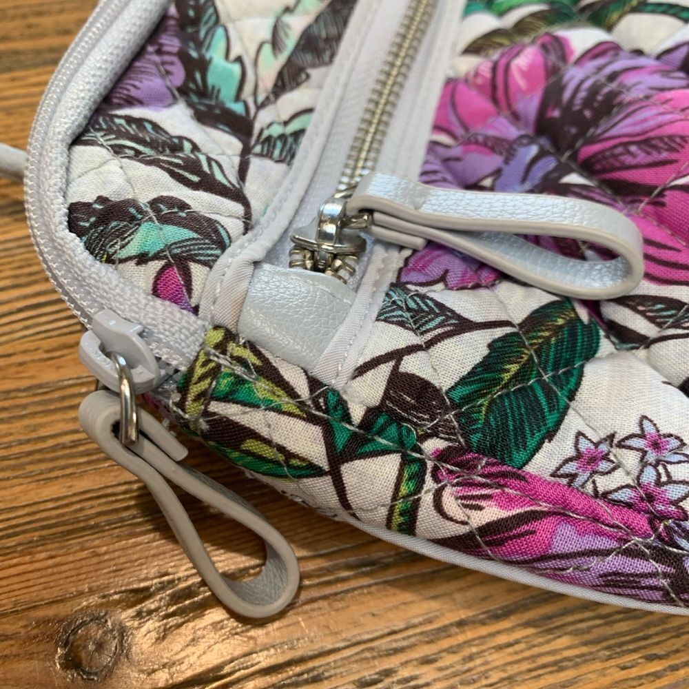 Vera Bradley Floral Crossbody Bag - Purple and Green - Picture 5 of 10